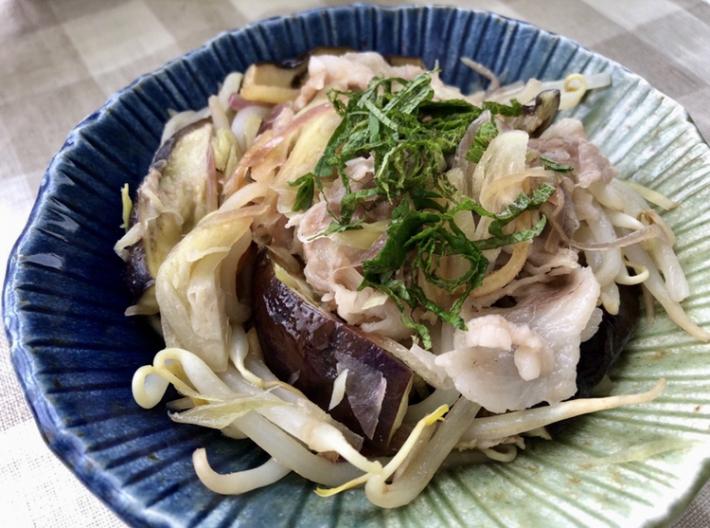 レンジで簡単♪豚肉＆野菜蒸し