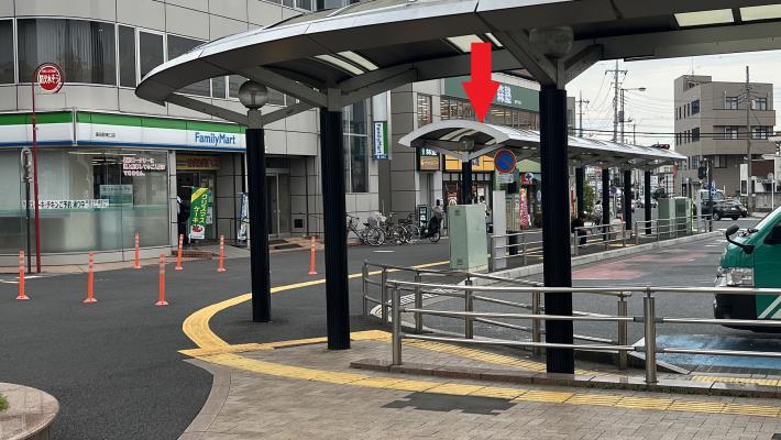 蓮田駅から蓮田駅東口3番バス乗り場