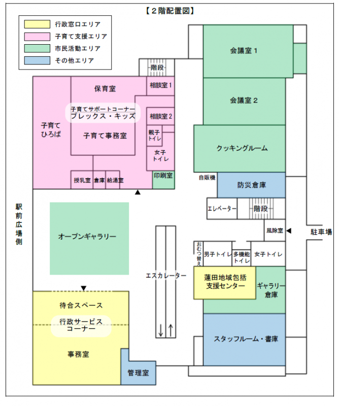 行政センター配置図